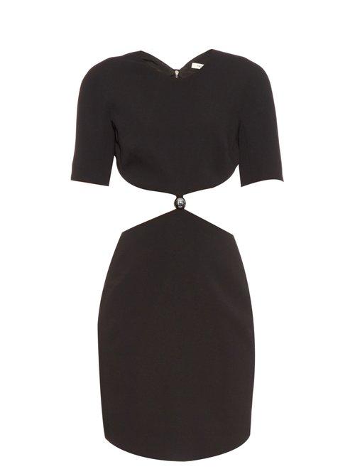 Matchesfashion.com Mugler - Cut Out Cady Dress - Womens - Black