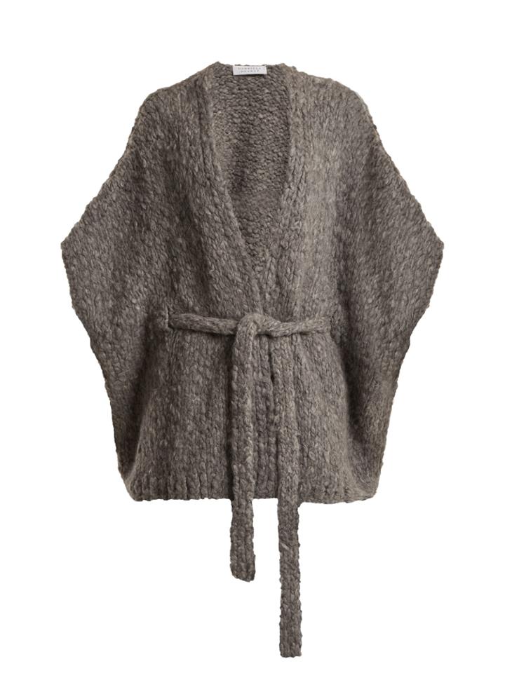Gabriela Hearst Brianne Tie-waist Knit Cashmere Cardigan