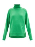 Chlo - Roll-neck Cashmere Sweater - Womens - Green