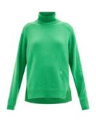 Chlo - Roll-neck Cashmere Sweater - Womens - Green