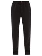 Oliver Spencer - Slim-leg Virgin-wool Blend Twill Suit Trousers - Mens - Dark Grey