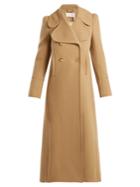 Chloé Oversized-lapel Double-breasted Wool-blend Coat