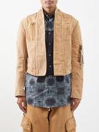 Greg Lauren - Cropped Cotton-canvas Jacket - Mens - Tan