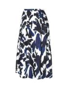 Jil Sander Biglia Graphic-print Midi Skirt