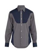 Matchesfashion.com Cobra S.c. - Rodeo Press Stud Cotton Shirt - Mens - Multi