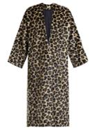 Masscob Timothee Leopard-print Faux-fur Coat