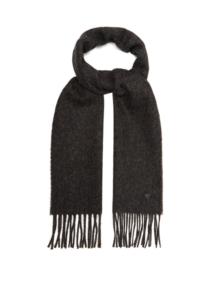 Ami Virgin-wool Scarf