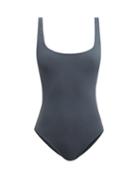 Matchesfashion.com Eres - Toureg Woven-strap Swimsuit - Womens - Dark Grey