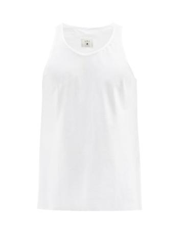 L.e.j - Cotton-voile Tank Top - Mens - White