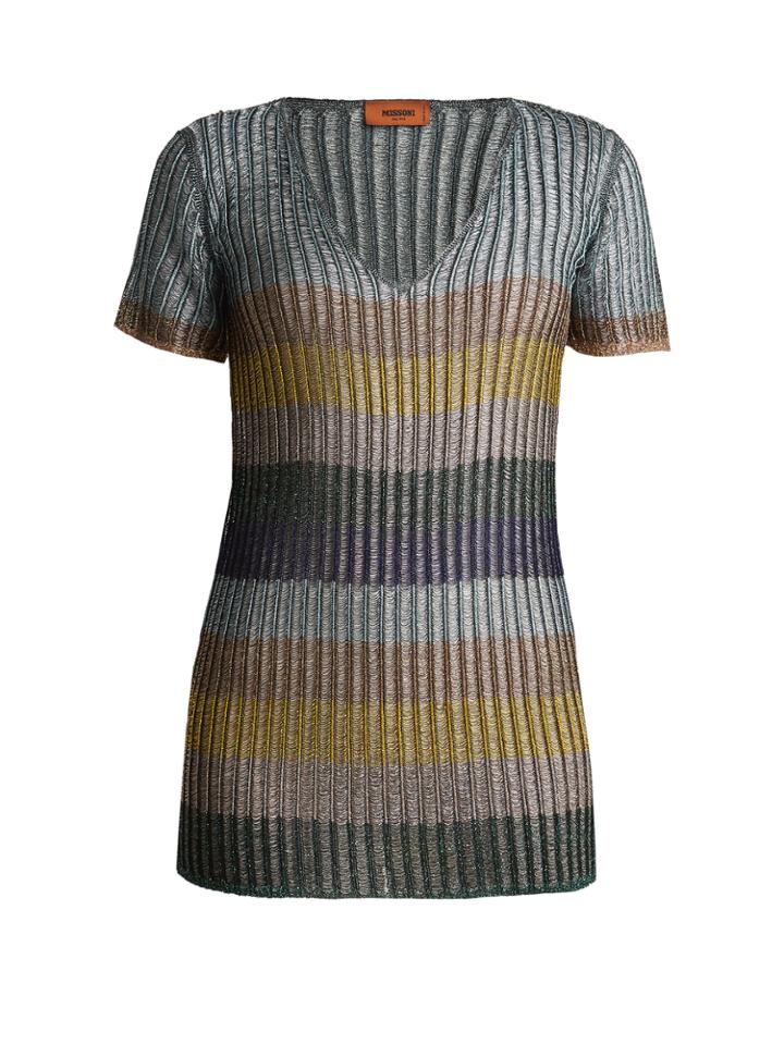 Missoni V-neck Striped Sweater