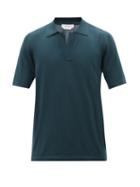 Gabriela Hearst - Stendhal Cashmere Polo Shirt - Mens - Dark Green