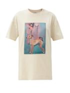 Matchesfashion.com Acne Studios - Elice Painted Dog-print Cotton T-shirt - Womens - Ivory