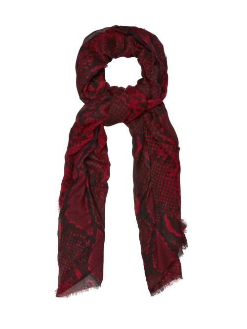 Diane Von Furstenberg Hanovar Python-print Scarf