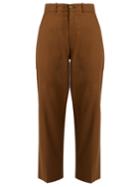 Chloé Linen And Cotton-blend Trousers