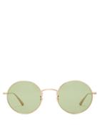 Matchesfashion.com The Row - X Oliver Peoples After Midnight Round Sunglasses - Womens - Green