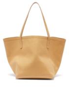 Matchesfashion.com The Row - Park Canvas And Leather Tote Bag - Womens - Nude