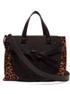 Matchesfashion.com Loewe - Gate Leopard Print Leather Tote Bag - Womens - Leopard