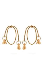 Matchesfashion.com Marni - Twisted Hoop Earrings - Womens - Gold