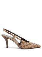 Gucci - Tom Gg-jacquard Sandals - Womens - Beige
