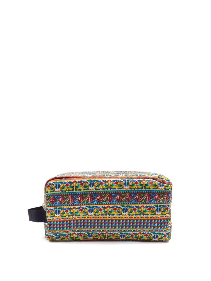 Dolce & Gabbana Majolica-print Make-up Bag