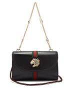 Matchesfashion.com Gucci - Rajah Small Leather Cross Body Bag - Womens - Black Multi