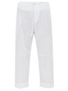 Matchesfashion.com Jacquemus - Drawstring Waist Cotton Trousers - Mens - White