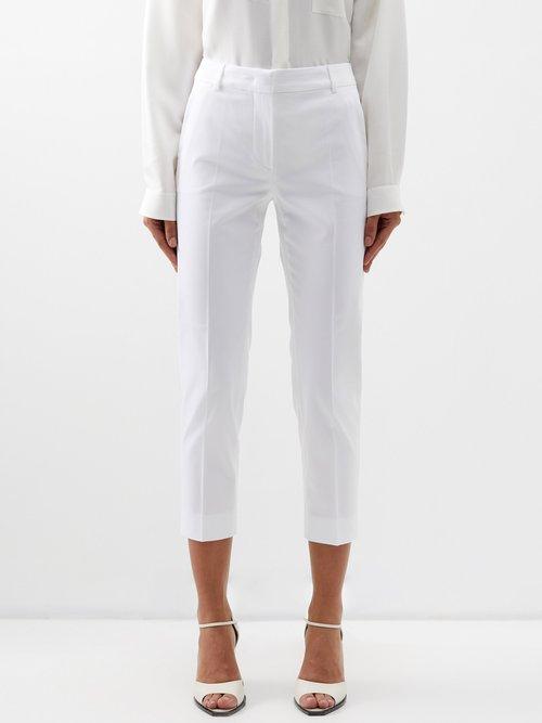 Max Mara - Lince Trousers - Womens - White