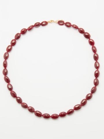 Jia Jia - Arizona Candy Ruby & 14kt Gold Necklace - Womens - Red