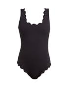 Matchesfashion.com Marysia - Palm Springs Stretch Jersey Swimsuit - Womens - Black
