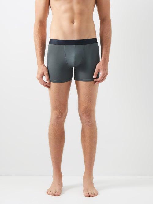 Zimmerli - 700 Pureness Stretch-jersey Boxer Briefs - Mens - Green