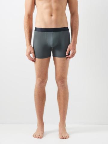 Zimmerli - 700 Pureness Stretch-jersey Boxer Briefs - Mens - Green
