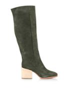 Rachel Comey Fisk Brushed-leather Wooden Block-heel Boots