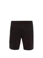 Matchesfashion.com Frescobol Carioca - Leblon Organic Cotton Jersey Shorts - Mens - Black