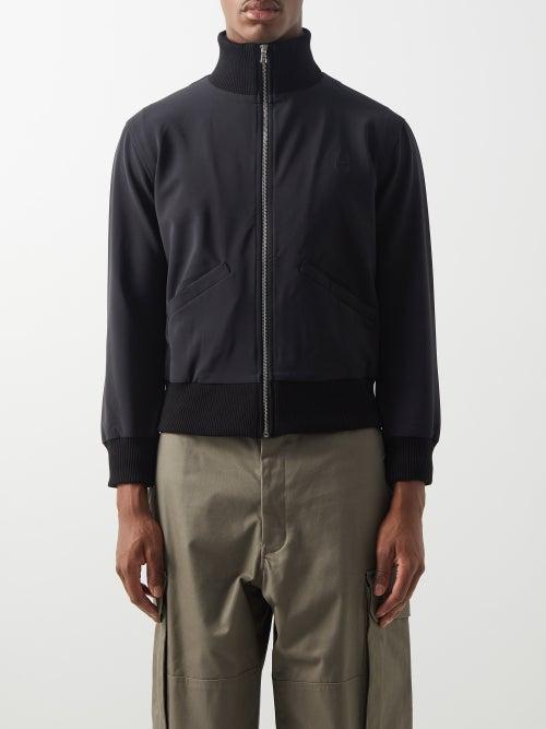 Winnie New York - Cropped Nylon-blend Jersey Track Jacket - Mens - Black