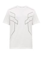 Matchesfashion.com Blackbarrett By Neil Barrett - Reflective Print Cotton Blend Jersey T Shirt - Mens - White Multi