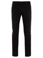 Matchesfashion.com Dolce & Gabbana - Distressed Skinny Leg Jeans - Mens - Dark Grey