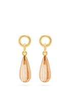 Matchesfashion.com Lizzie Fortunato - Desert Teardrop Gold-plated Earrings - Womens - Orange