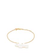 Matchesfashion.com Aurlie Bidermann - Mother Of Pearl And Gold Plated Metal Anklet - Womens - Gold
