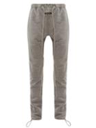 Matchesfashion.com Fear Of God - Denim Drawcord Cotton Blend Trackpants - Mens - Grey