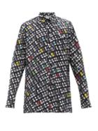 Mens Rtw Bottega Veneta - Longline Car-print Twill Shirt - Mens - Multi