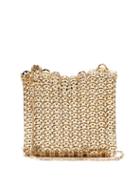 Matchesfashion.com Paco Rabanne - Iconic Small Chain Shoulder Bag - Womens - Light Gold