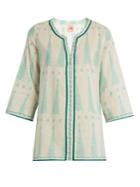 Le Sirenuse, Positano Acanto-print Cotton Kaftan