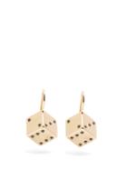 Alison Lou Diamond & Yellow-gold Dice Earrings