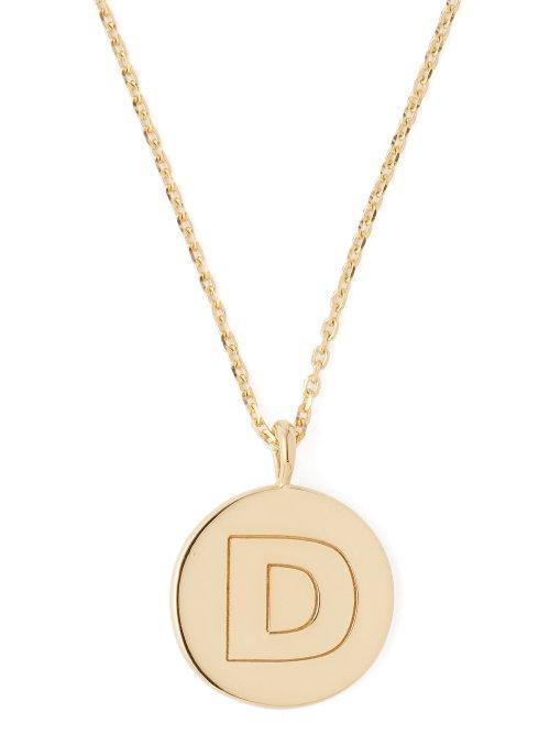 Matchesfashion.com Theodora Warre - D Charm Gold Plated Necklace - Womens - Gold