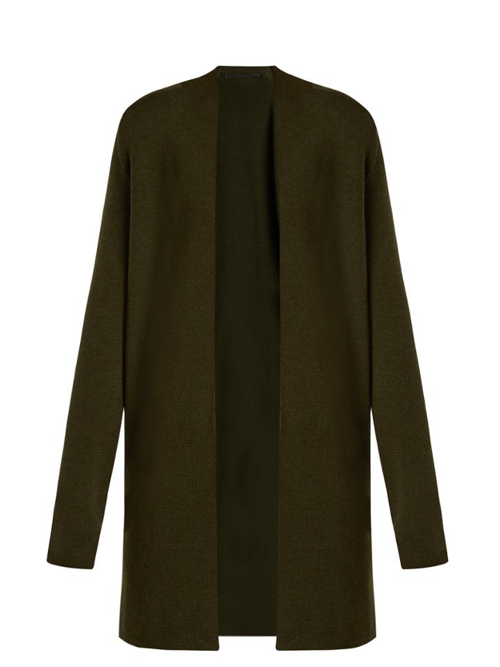 Haider Ackermann Stormont Wool And Silk-blend Cardigan
