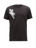 Matchesfashion.com Stone Island Shadow Project - Shadow Project Graphic-print Cotton T-shirt - Mens - Black