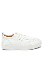 Matchesfashion.com Christian Louboutin - Happy Rui Spike-embellished Leather Trainers - Mens - White