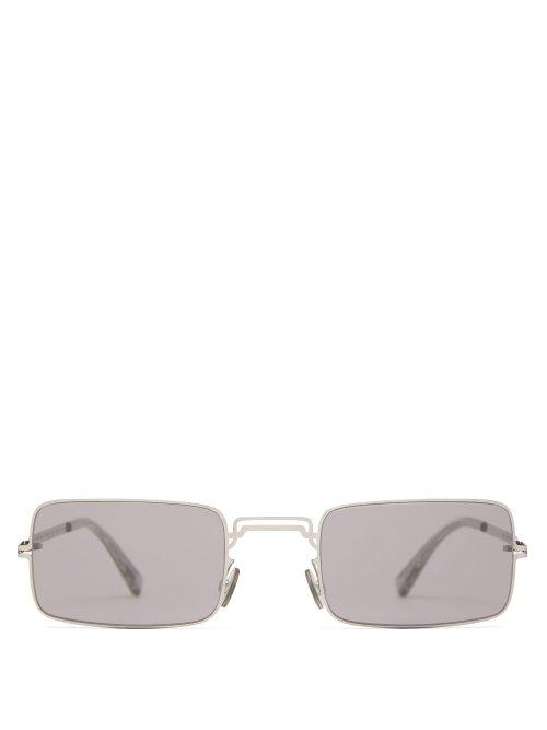 Matchesfashion.com Mykita - X Maison Margiela Craft Metal Sunglasses - Mens - Silver