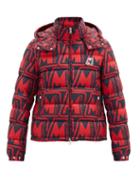 Matchesfashion.com Moncler - Frioland Down-filled Hooded Shell Jacket - Mens - Red Multi