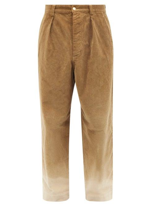 Nick Fouquet - Teodoro Ombr-corduroy Trousers - Mens - Brown